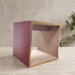 Platter Stand_Maroon