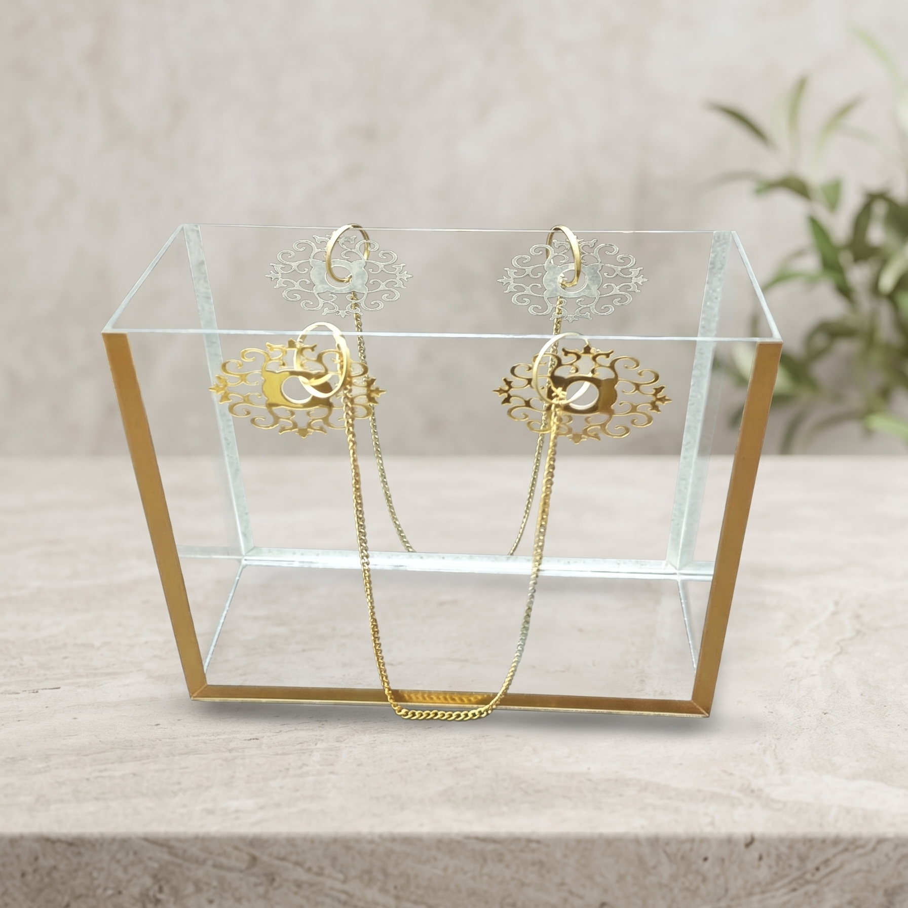 Gemini_Generated_Image_cyrpjkcyrpjkcyrp Acrylic hamper with chain - Image 1