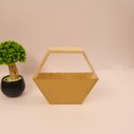 Pine Wood Hexagon Tray - Image 2