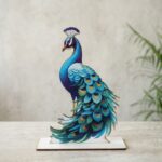 Peacock standee