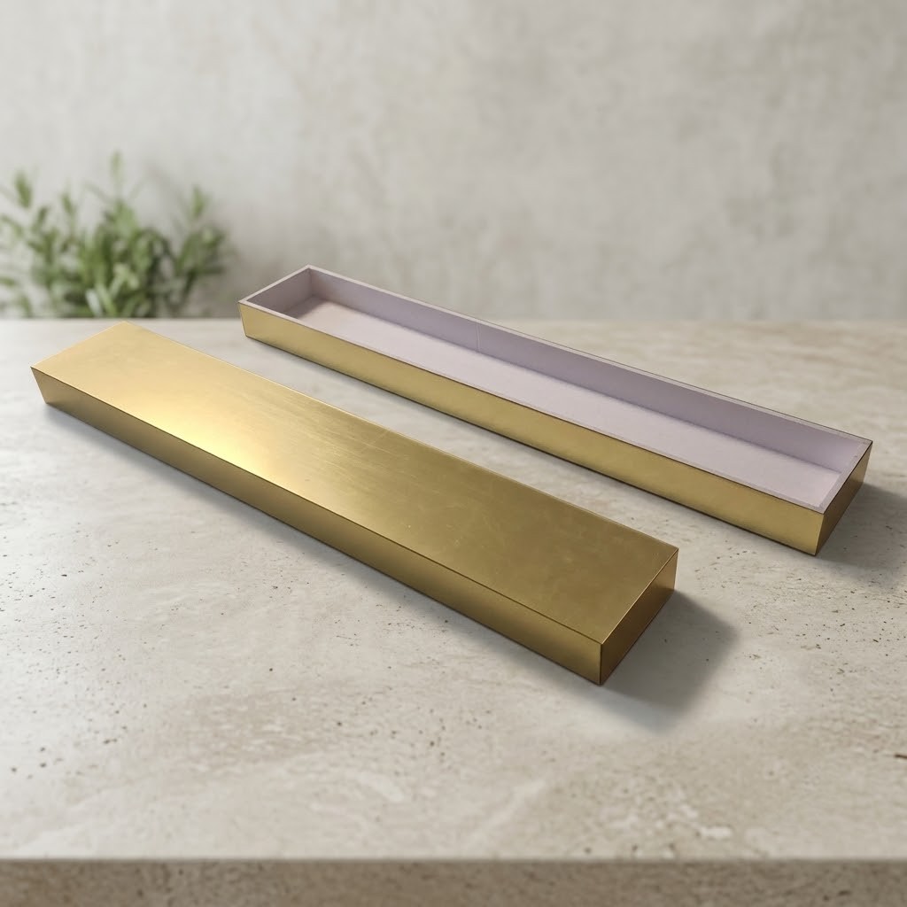 0891478c-f2b9-464d-b2c0-14e1be7d6e14 Border tray _Gold Acrylic - Image 1