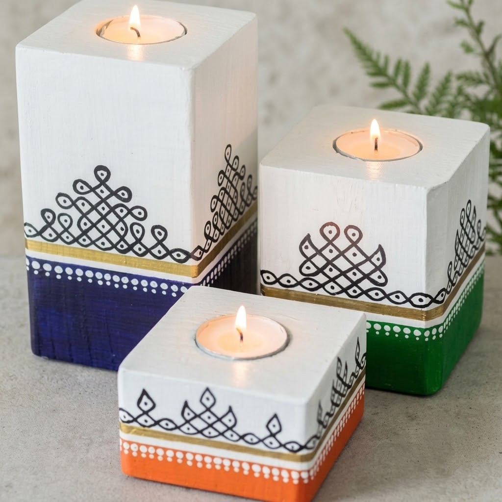 8a86d97a-10cb-4e1d-a70d-41c6be64d208 Candel holder set - Image 1