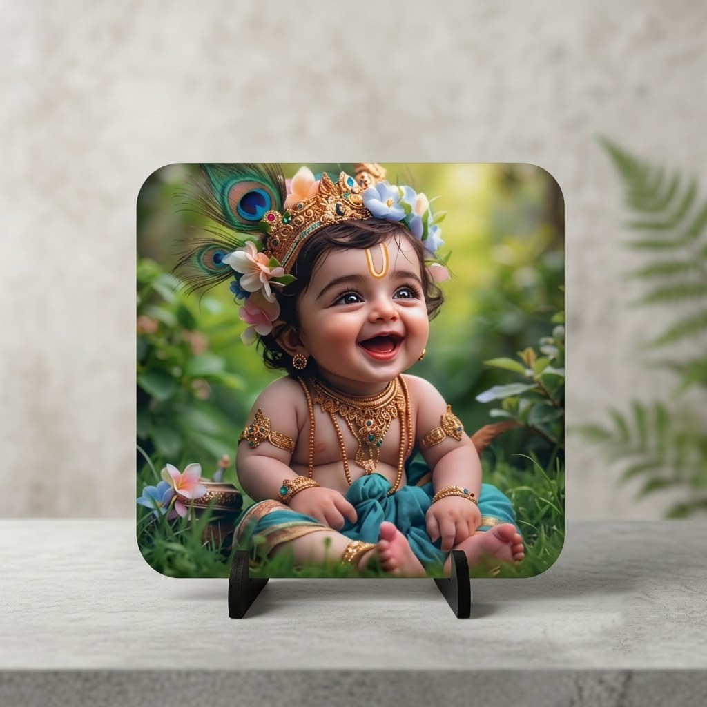 a453a340-b721-46a2-95c5-46fe88c7d3e9 Printed Standee_baby Krishna 1 - Image 1