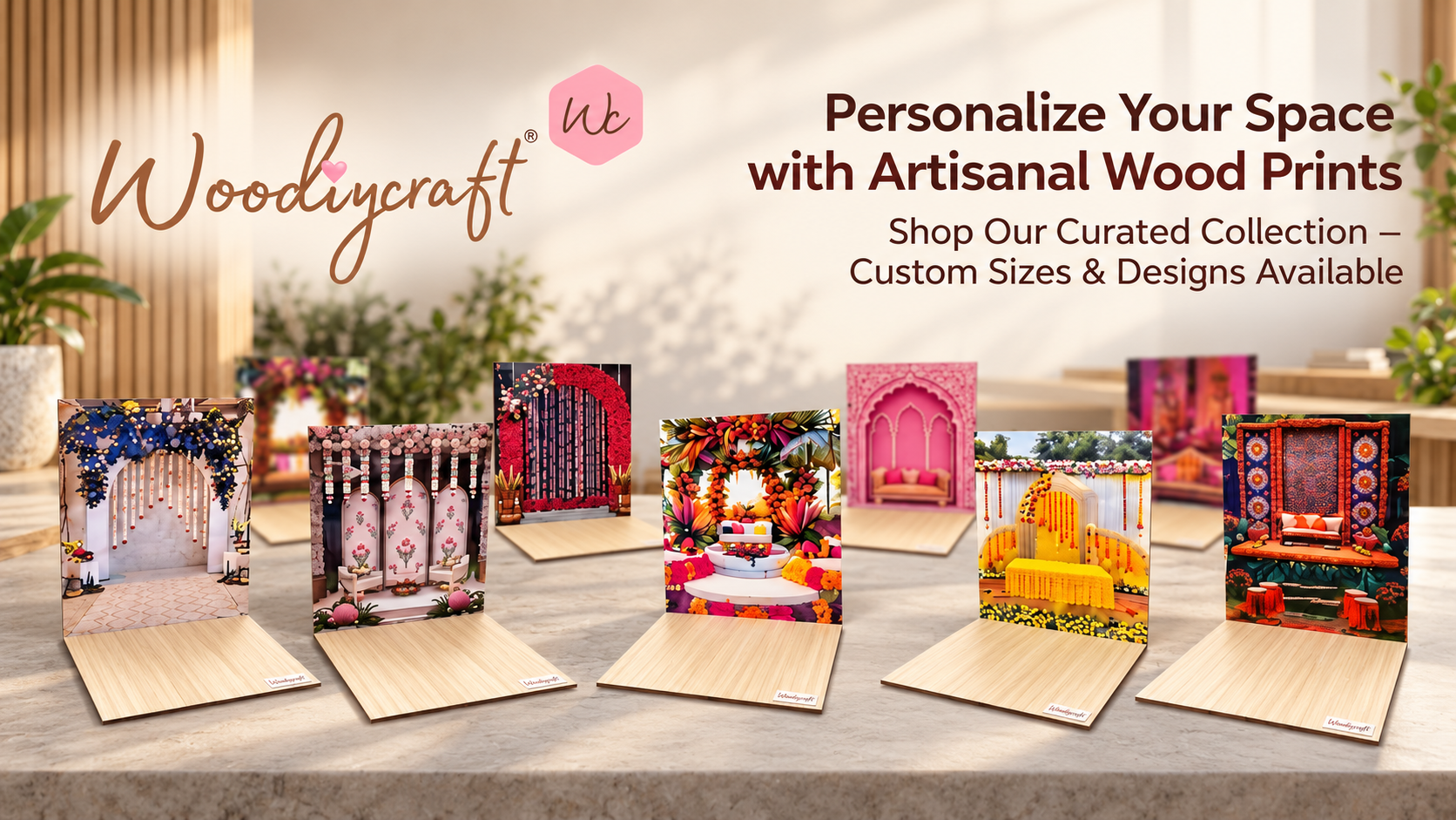 Personalize Your Space with Artisanal Wood Prints